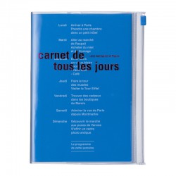 CARNET A6 DAYS - OCEAN BLUE