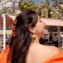 MINI PINCE A CHEVEUX PASTEQUE