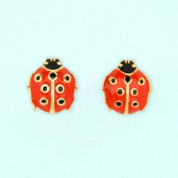 BOUCLES D'OREILLES COCCINELLES