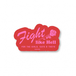 STICKER FIGHT LIKE HELL