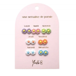 7 PAIRES DE BOUCLES...