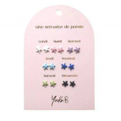 7 PAIRES DE BOUCLES...