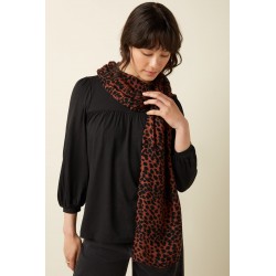 ECHARPE TIGRE SPICY BROWN