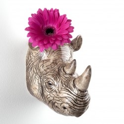 VASE MURAL RHINOCEROS