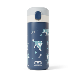 GOURDE ISOTHERME POP BLEU WOLF