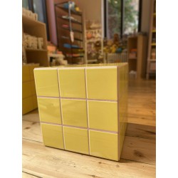TABLE D'APPOINT 45X45X45 JAUNE