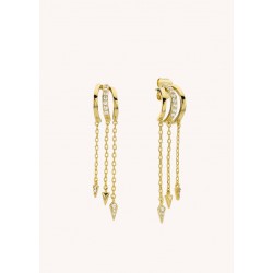 BOUCLES D'OREILLES RIVER OR