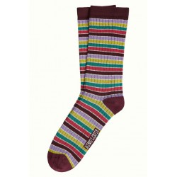 CHAUSSETTES RIB STRIPE -...