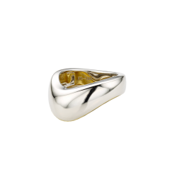 BAGUE ROUND ONE ARGENT