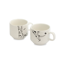 LOT DE 2 TASSES MEOW