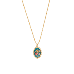 COLLIER GOLD ROSES VINTAGE