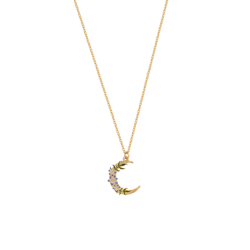 COLLIER GOLD NIGHTSHADE MOON