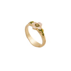 BAGUE GOLD POPPY ANEMONE