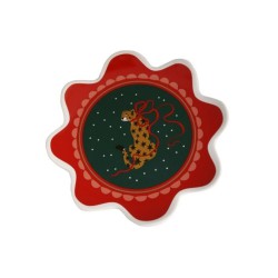 ASSIETTE EN CERAMIQUE LEOPARD