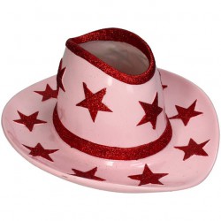 POT DE FLEUR CHAPEAU DE COWBOY