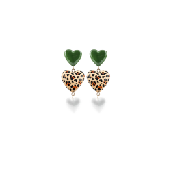 BOUCLES D'OREILLES 3 COEURS...