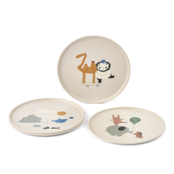 LOT DE 4 ASSIETTES REMCO...