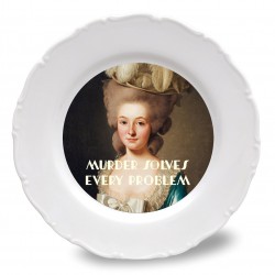 ASSIETTE DECORATIVE MURDER