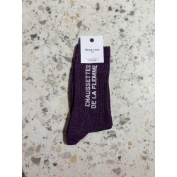 CHAUSSETTES DE LA FLEMME...