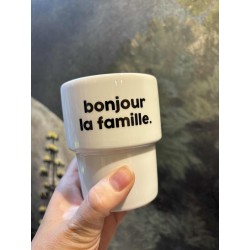 GOBELET BONJOUR LA FAMILLE