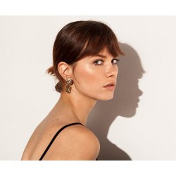 BOUCLES D'OREILLES SUNNI VERT