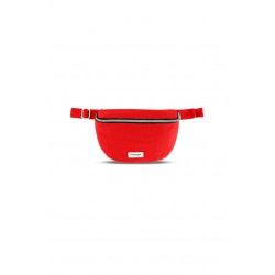 SAC BANANE CUSTINE - POPPY RED