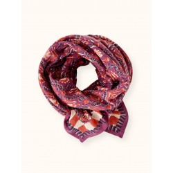 FOULARD LATIKA CACTUS CHERRY
