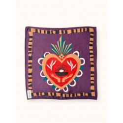 FOULARD MANIKA CORAZON MAUVE