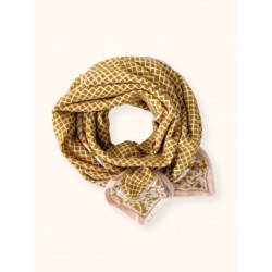 FOULARD LATIKA MOSAIC TOBACCO