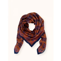 FOULARD DUPATTA VIOLETA RUST