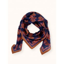 FOULARD DUPATTA VIOLETA NAVY