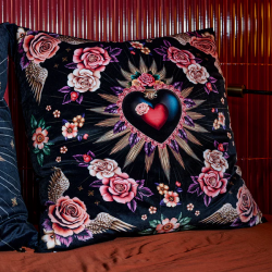 COUSSIN CARRE VELOURS CARTONE