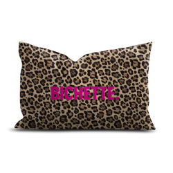 COUSSIN VELOURS LEOPARD...