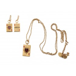 COLLIER SACHA CARTE AMOUR