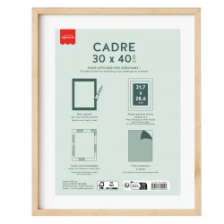 CADRE BOIS 30X40CM