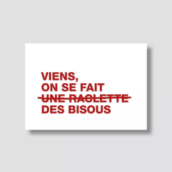 CARTE "VIENS ON SE FAIT DES...