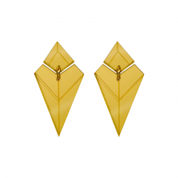 BOUCLES D'OREILLES SAKURA OR