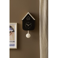 HORLOGE COUCOU BLACK & WHITE