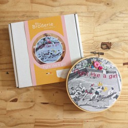 KIT BRODERIE FIGHT LIKE A GIRL