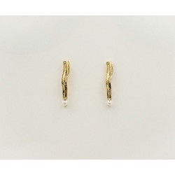 BOUCLES D'OREILLES RIZO CREME