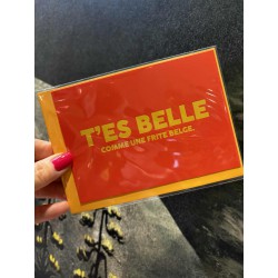 CARTE + ENVELOPPE T'ES...