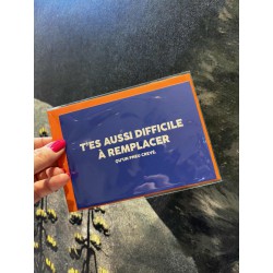 CARTE + ENVELOPPE PNEU CREVE