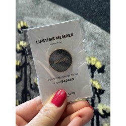 PIN'S BADASS PAILLETTES