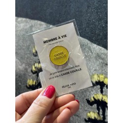 PIN'S CASSE COUILLE PAILLETTES