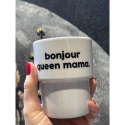 GOBELET BONJOUR QUEEN MAMA