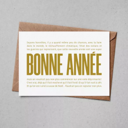 CARTE « BONNE ANNEE»