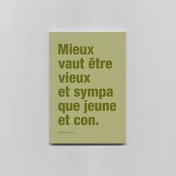 MAGNET "MIEUX VAUT ETRE...