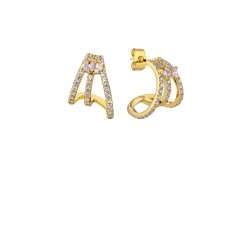 BOUCLES D'OREILLES MALIA OR