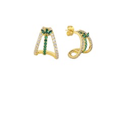 BOUCLES D'OREILLES GREEN...