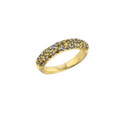 BAGUE GREY CHAMPAGNE OR